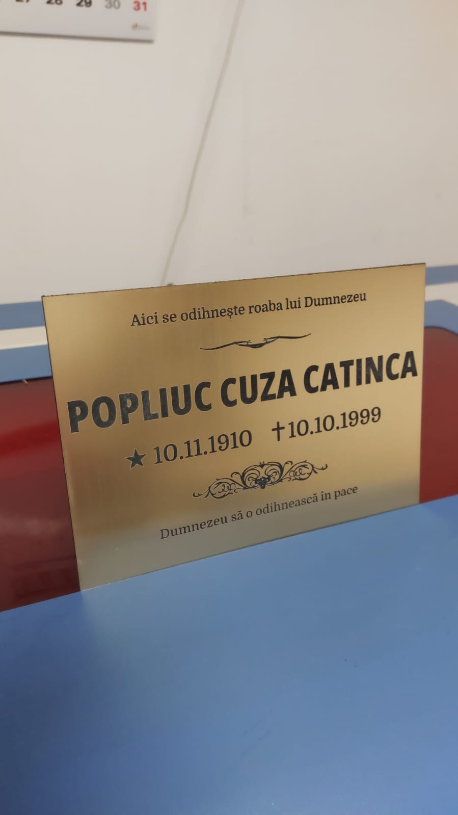 Galerie placă funerară
